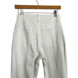 Abercrombie & Fitch White The Ankle Straight Ultra High Rise Jeans - Size 27/4R (Inseam 25" - See Notes)