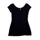 Free People Movement Black with White Trim and Built In Shorts Dress- Size L