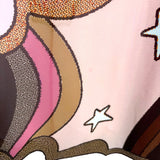 Aura Multi-Color Print with Stars High Neck Maxi Dress- Size S (see notes)