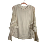 FP Movement Cream Hooded Sweatshirt - Size M