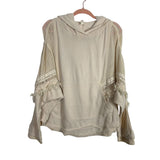 FP Movement Cream Hooded Sweatshirt - Size M