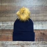 BFFS & Babes Navy MAMA Pom Beanie Hat