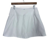 YPB ScupltLux White Skort with Slit- Size L