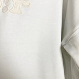 Madewell White Au Revoir Sweatshirt- Size L (see notes)