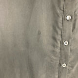 Tribe Kelley Black Silky Feel Button Up Roll Tab Dress- Size S (see notes)