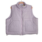 Smash + Tees x Iskra Lilac Puffer Vest NWT- Size XL-2X