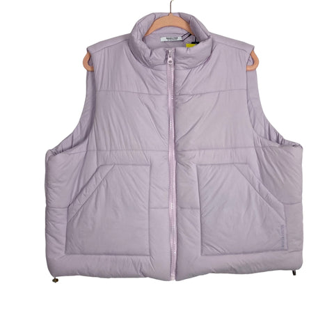 Smash + Tees x Iskra Lilac Puffer Vest NWT- Size XL-2X