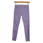 Tractr Purple Raw Hem Skinny Pants- Size 14 Girls (Inseam 26.5”)