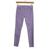 Tractr Purple Raw Hem Skinny Pants- Size 14 Girls (Inseam 26.5”)