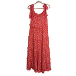 Buddy Love Orange and Pink Floral Tie Strap Dress- Size M (sold out online)