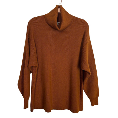 Free People Chestnut Turtleneck Sweater - Size S