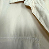 Babaton Cream Button Up Front Roll Tab Sleeve Top- Size M (see notes)