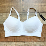 Lounge White Ribbed Bare Sports Bra NWT- Size 36DD (we have matching underwear)