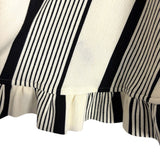 Sugarlips Cream/Black Striped Ruffle Tank- Size S (see notes, we have matching pants)