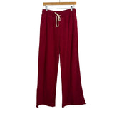 Aerie Berry Fleece Wide Leg Pants- Size S