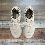 Nike React Infinity Flyknit White/Animal Print Sneakers - Size 8