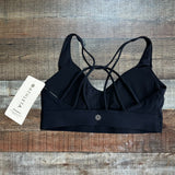 Athleta Navy Padded Strappy Back Solace Sports Bra NWT- Size XS