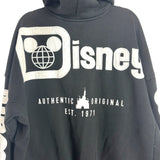 Disney Black Walt Disney World Zip Up Hooded Sweatshirt- Size XL
