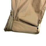 Abercrombie & Fitch Khaki with Corduroy Cargo Belted Roll Tab Hem Pants- Size 32/14S