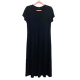 Hatch Maternity Black Side Slit Dress- Size 3