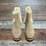 Marc Fisher Suede Fur Lined Boots- Size 6.5