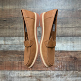 TOMS Brown Loafers- Size 8 (LIKE NEW)