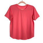 Lululemon Coral Mesh Back Reflector Dot Top- Size ~M (see notes)