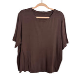 Nuuds Coffee Top and Pants Set - Size XL