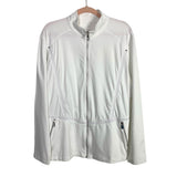 Tail White Elastic Lightweight Zip Up Jacket- Size XXL