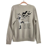 Living Fully Co. By Mallory Ervin Cream Bat Crewneck Sweatshirt - Size S