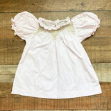 Dôen Light Pink Ruffle Neck Smocked Dress- Size 4