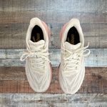 Brooks White/Pink Launch Sneakers - Size 8 (See Notes)