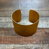 No Brand Gold Hammered Cuff Bracelet