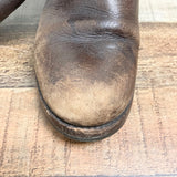 FRYE Dark Brown Leather Boots- Size ~8.5 (see notes)