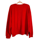 Aviator Nation Red Lightning Bolt Sweatshirt- Size L (sold out online, we have matching sweatpants)