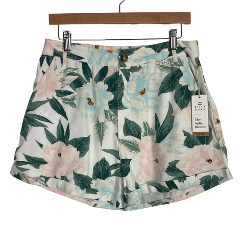 Billabong x The Salty Blonde Tropical Print Cuffed Shorts NWT- Size 31 (sold out online)