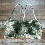 Lululemon Green Marbled Sports Bra - Size 6