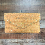 Lilly Pulitzer St. Barts Studded Cork Clutch NWOT