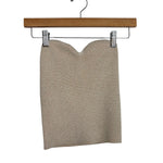 Abercrombie & Fitch Tan/Gold Speckle Strapless Top - Size XS