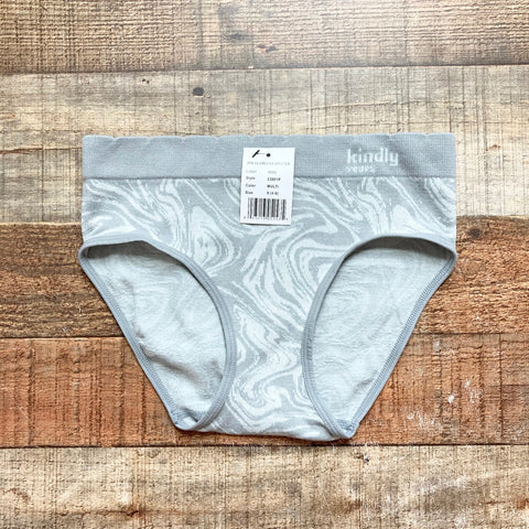 Kindly Yours Gray Pattern Seamless Hipster Underwear NWT- Size S