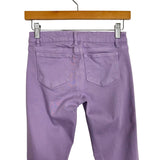 Tractr Purple Raw Hem Skinny Pants- Size 14 Girls (Inseam 26.5”)