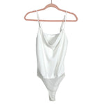 ASTR The Label White Cowl Neck Bodysuit- Size S (see notes, sold out online)