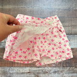 Zara Pink Denim with Pink Floral Print Skort- Size 3-4Y (see notes)