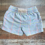The Beaufort Bonnet Blue/Green/Yellow/Orange Plaid Swim Shorts- Size 18-24M