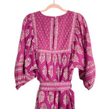 Cleobella Pink Printed Front Tie Belted Dress NWT- Size XL (sold out online)