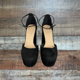 Scoop Black Suede Zolie Platform Heels- Size 7.5 (see notes)