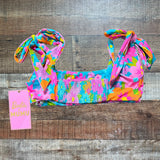 Show Me Your Mumu X Barbie Tie Strap Bikini Top NWT- Size S