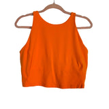 Lululemon Orange Built in Shelf Bra Cropped Tank- Size 12 (see notes, we have matching leggings)