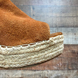 Steve Madden Suede Espadrille Wedge Sandals- Size 7 (see notes)
