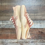 Maurices Canvas and Suede Sneakers- Size 9.5 (see notes)